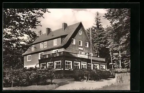 AK Brotterode, Pension Haus am Reitstein auf dem Kleinen Inselsberg