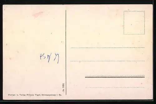 AK Schwarzenberg i. sächs. Erzgeb., Totalansicht