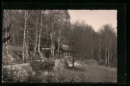 AK Rittersgrün / Erzgeb., Jugendherberge Ernst Scheffler