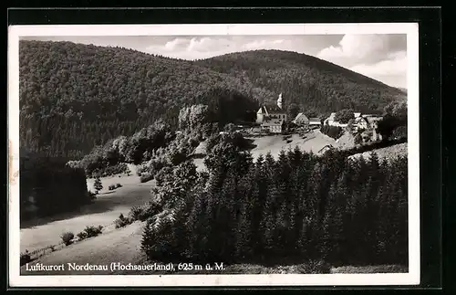 AK Nordenau i. Hochsauerland, Ortsansicht mit Kirche