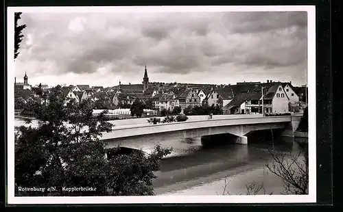 AK Rottenburg a. N., Blick zur Kepplerbrücke