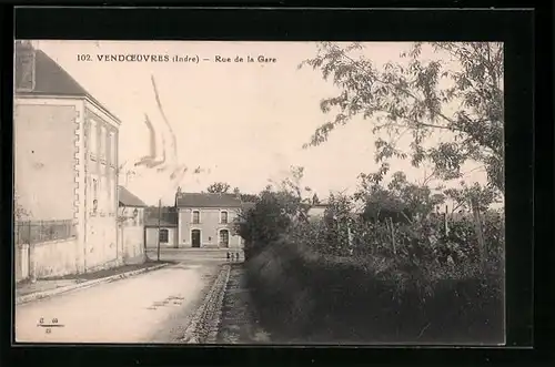 AK Vendoeuvres, Rue de la Gare