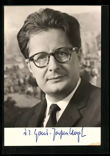 AK Dr. Hans-Jochen Vogel, Bundesminister für Raumordnung, Bauwesen und Städtebau der BRD