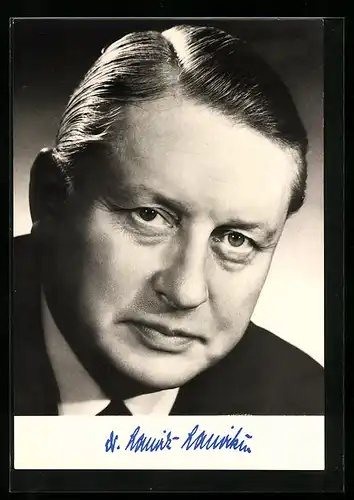 AK Dr. Lauritz Lauritzen, Bundesminister für Verkehr u. Post- /Fernmeldewesen und Städtebau, Wohnungswesen der BRD