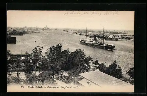 AK Port-Said, Entrance to Suez Canal