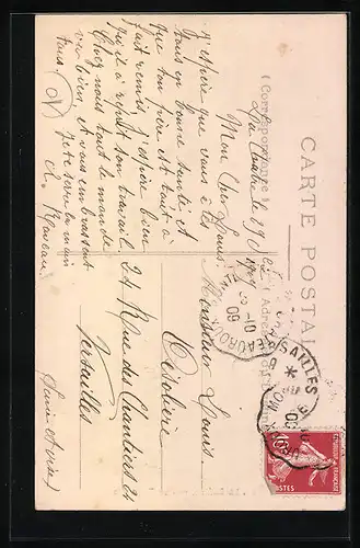 AK Le Chatre, Rue Nationale