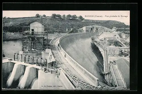 AK Éguzon, Vue générale du Barrage