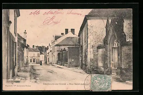 AK Chatillon-sur-Indre, Rue Saint-Antoine