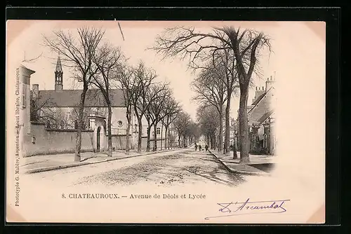AK Chateauroux, Avenue de Deols et Lycee