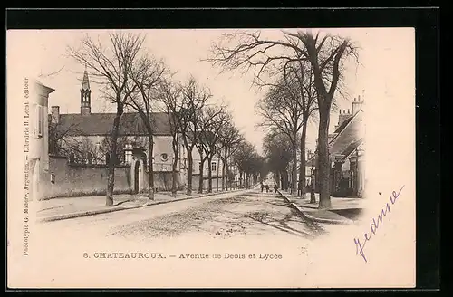 AK Chateauroux, Avenue de Deols et Lycee