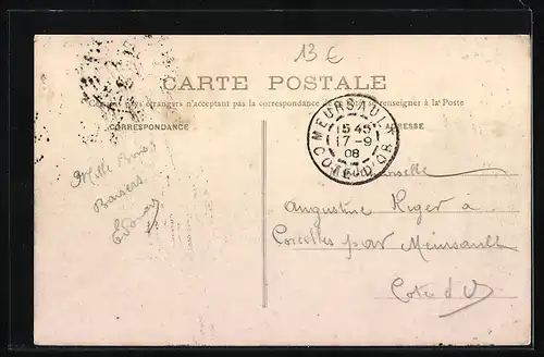 AK Champenoise, La Grande Rue