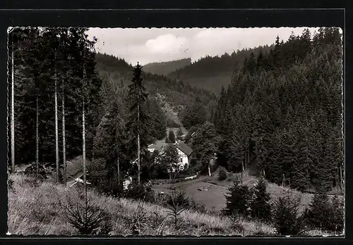 AK Landpoststempel Ort über Helmbrechts