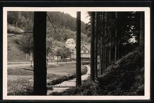 AK Landpoststempel Biberau-Biberschlag über Eisfeld