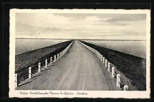 AK Landpoststempel Simonsberg über Husum