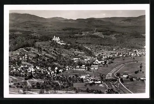 AK Landpoststempel Riedlingen über Kandern