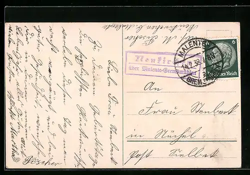 AK Landpoststempel Neukirchen über Malente-Gremsmühlen