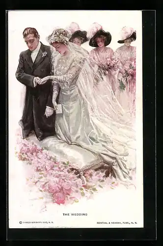 Künstler-AK Harrison Fisher: The Wedding