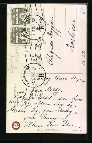 Künstler-AK Harrison Fisher: Drifting, Herr und Dame im Boot