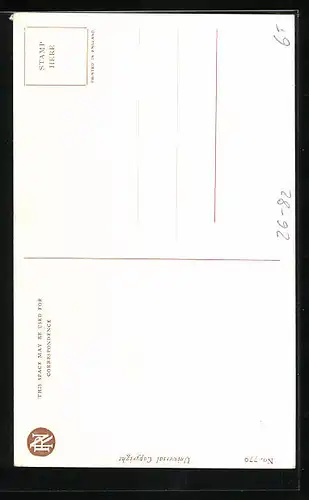 Künstler-AK Harrison Fisher: The third party