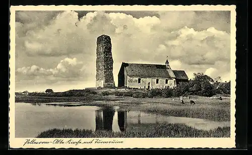 AK Pellworm, Alte Kirche mit Turmruine