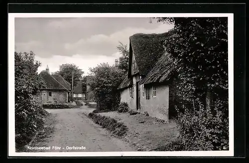 AK Föhr / Nordseebad, Dorfstrasse