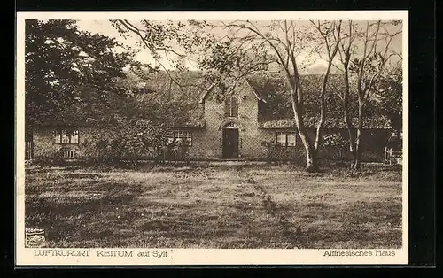 AK Keitum / Sylt, Altfriesisches Haus