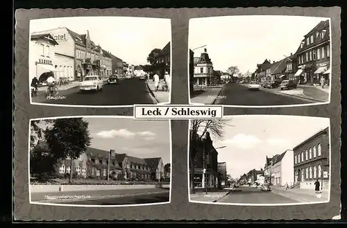 AK Leck / Schleswig, Hauptstrasse, Heimvolkshochschule