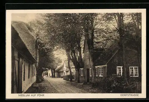 AK Nieblum / Föhr, Dorfstrasse