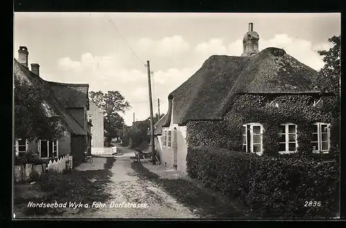 AK Wyk / Föhr, Dorfstrasse