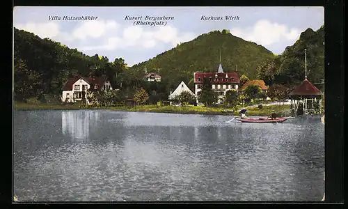 AK Bergzabern / Rheinpfalz, Villa Hatzenbühler, Kurhaus Wirth