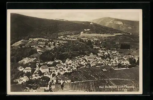 AK Bad Gleisweiler, Totalansicht, Flugzeugaufnahme