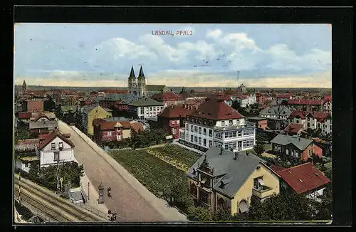 AK Landau / Pfalz, Totalansicht