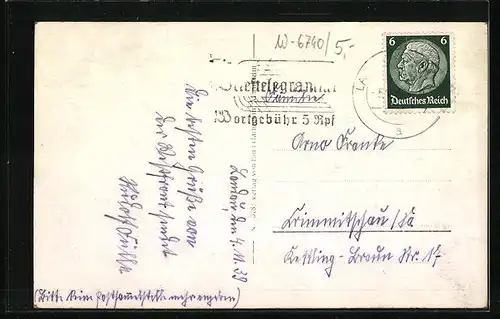 AK Landau / Pfalz, Hof in der Augustinerkirche