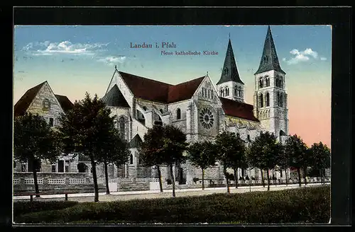 AK Landau / Pfalz, Neue katholische Kirche