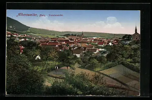 AK Albersweiler / Pfalz, Totalansicht