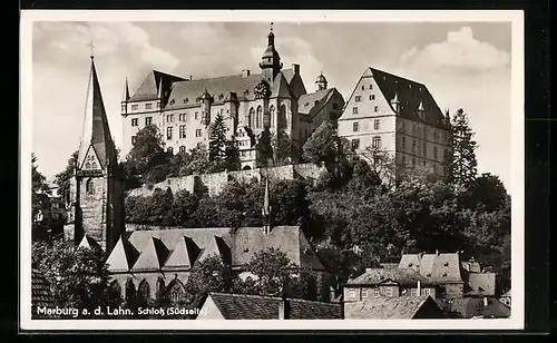 AK Marburg a. d. Lahn, Schloss, Südseite