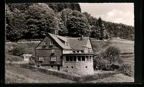 AK Schwalefeld / Korbach, Müttererholungsheim Lommerke der Westf. Frauenhilfe