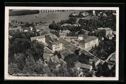 AK Bad Wörishofen, Panorama aus dem Flugzeug gesehen