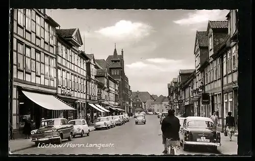 AK Lüchow / Hann., Langestrasse