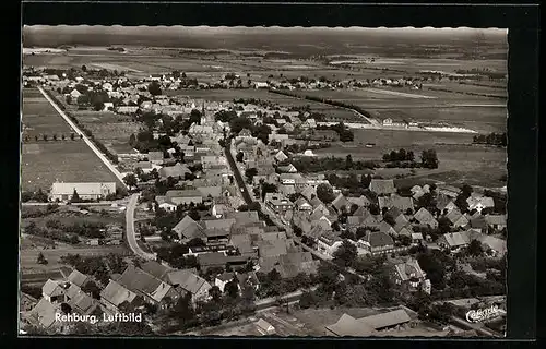 AK Rehburg, Panorama, Luftbild