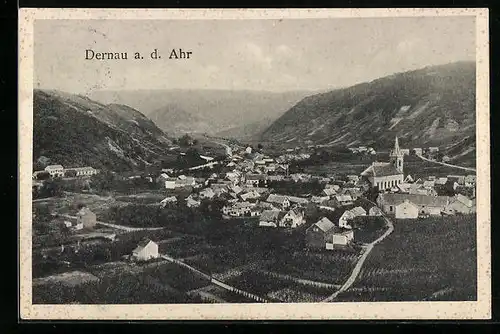 AK Dernau a. d. Ahr, Ansicht der Ortschaft