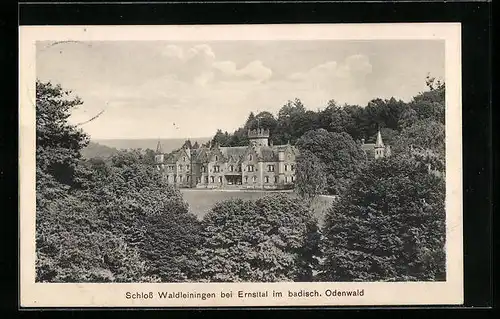 AK Ernsttal i. badisch. Odenwald, Schloss Waldleiningen