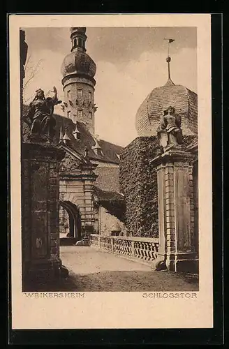 AK Weikersheim, Eingang Schlosstor