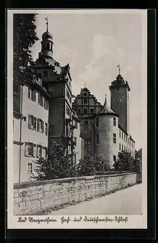 AK Bad Mergentheim, Blick zum Schloss