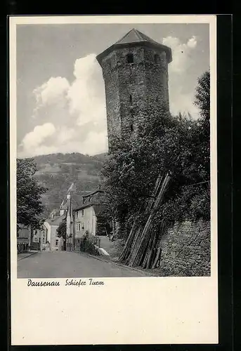 AK Dausenau, Der Schiefe Turm