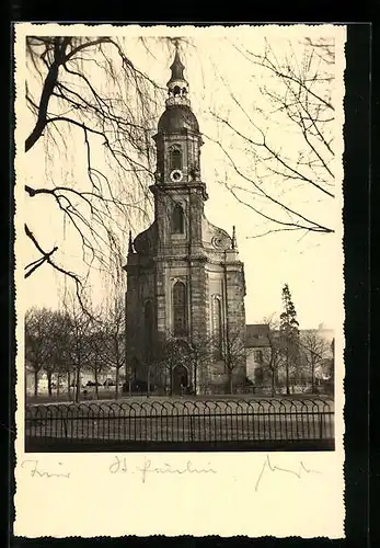 AK Trier, Blick zur St. Paulin Kirche