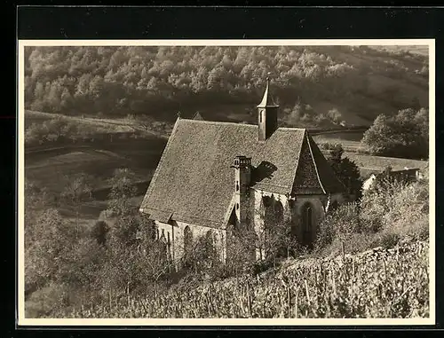 AK Creglingen /Tauber, Blick zur Herrgottskirche