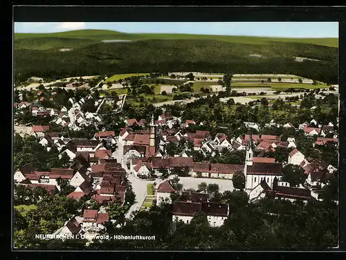 AK Neunkirchen i. Odenwald, Totalansicht aus der Vogelschau