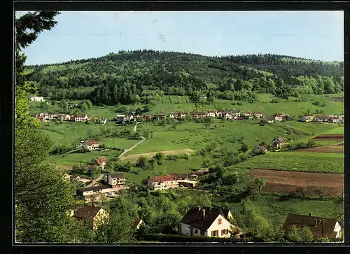 AK Wilhelmsfeld i. Odenwald, Ortsansicht aus der Vogelschau
