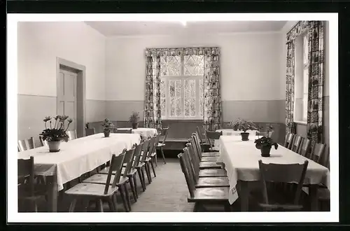AK Altheim /Alb, Speisesaal im Chrischona-Freizeitheim